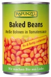Baked Beans in der Dose, Weie Bohnen in Tomatensauce 400 g BIO 